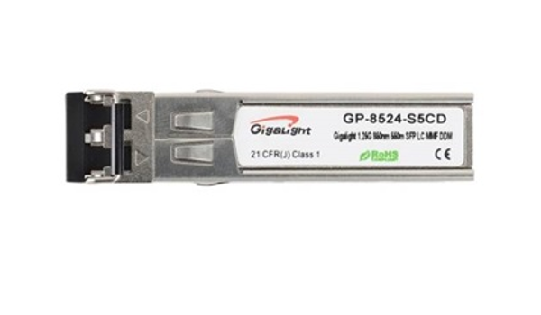 Gigalight GP-8524-S5CD SFP modul, 1.25G, 850nm, 550M távolság, 0~70 hőm. tart., DDM funkció