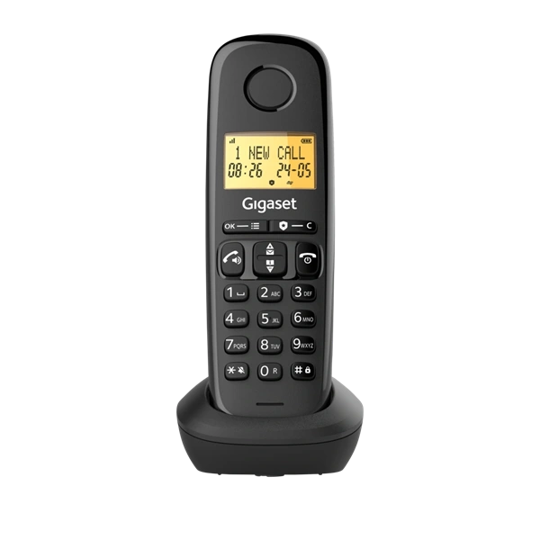Gigaset Basic 100 AM fekete dect telefon