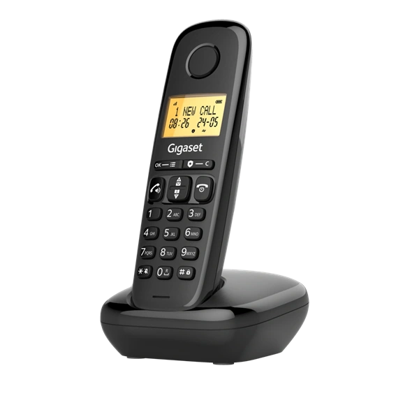 Gigaset Basic 100 fekete dect telefon