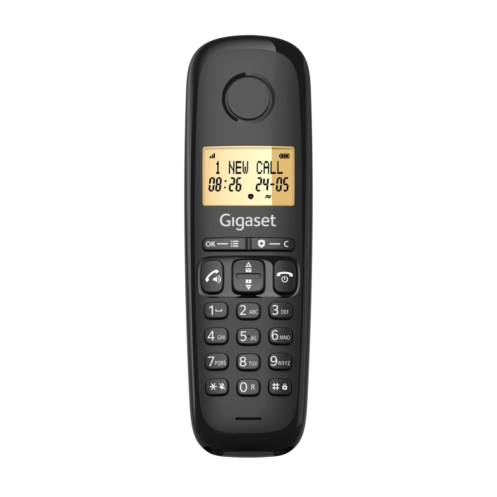 Gigaset Basic 100 fekete dect telefon