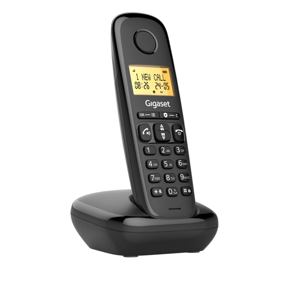 Gigaset Basic 100 fekete dect telefon