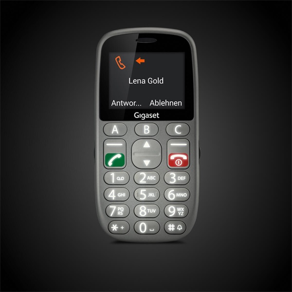 Gigaset GL390 2,2" Dual SIM ezüst mobiltelefon (Újszerű)