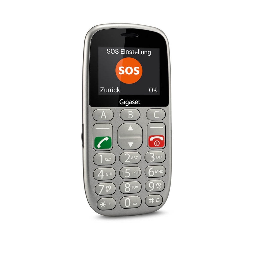 Gigaset GL390 2,2" Dual SIM ezüst mobiltelefon (Újszerű)