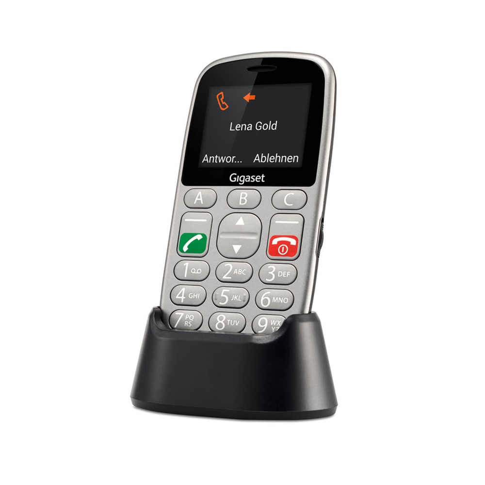 Gigaset GL390 2,2" Dual SIM ezüst mobiltelefon (Újszerű)