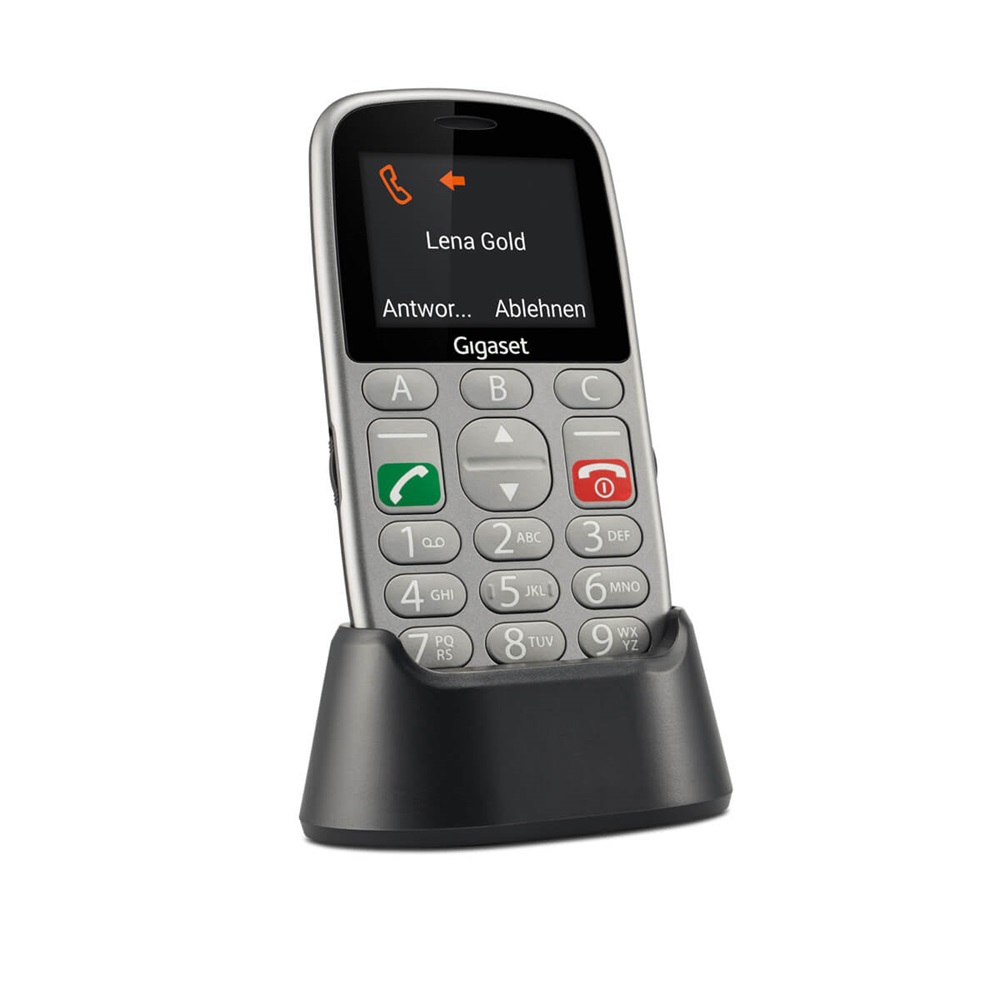 Gigaset GL390 2,2" Dual SIM ezüst mobiltelefon (Újszerű)