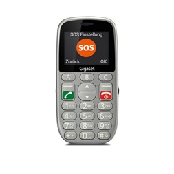 Gigaset GL390 2,2" Dual SIM ezüst mobiltelefon (Újszerű)