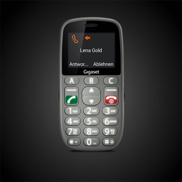 Gigaset GL390 2,2" Dual SIM ezüst mobiltelefon (Újracsomagolt)