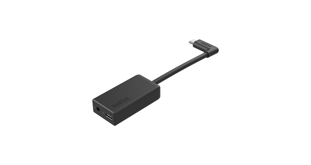 GoPro AAMIC-001 HERO5 Black/HERO5 Session™ Pro 3.5 mm mikrofon - Micro USB adapter