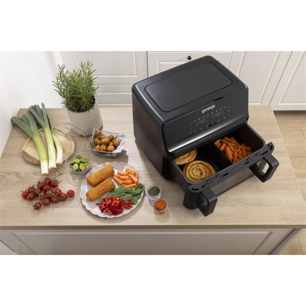 Gorenje AF2700BP fekete 9 L forrólevegős sütő