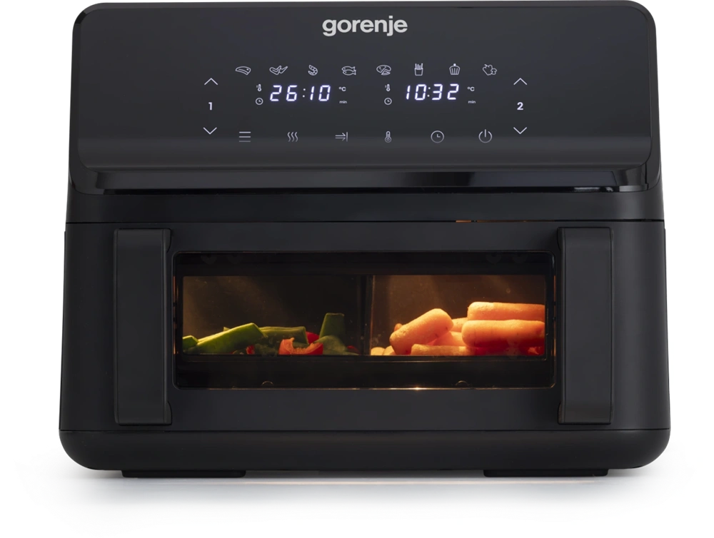 Gorenje AF2700BP fekete 9 L forrólevegős sütő