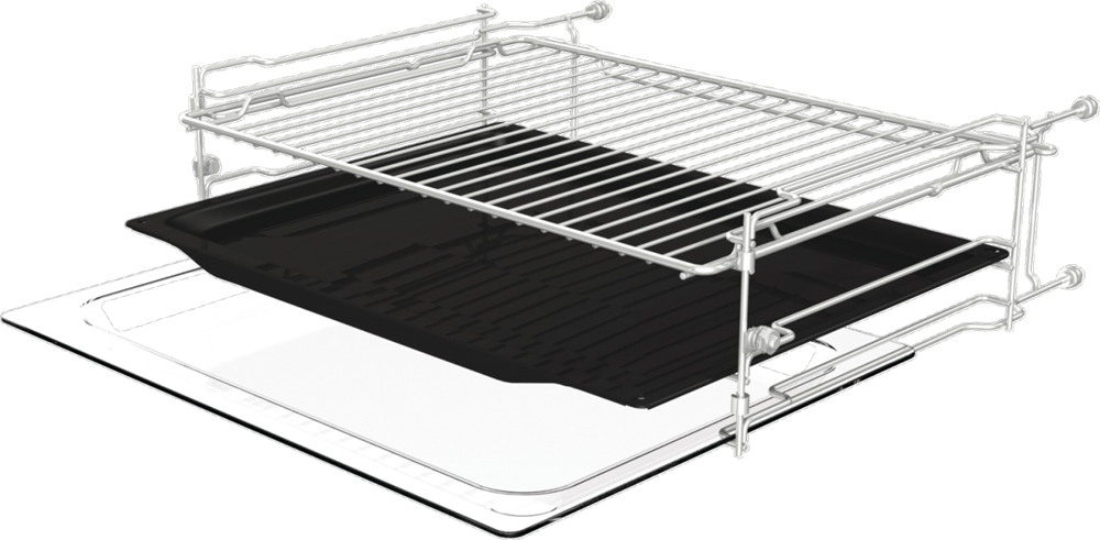 Gorenje BCM4058B fekete, beépíthető, sütőtér: 50L, grill, légkeverés, mikró kombinált sütő