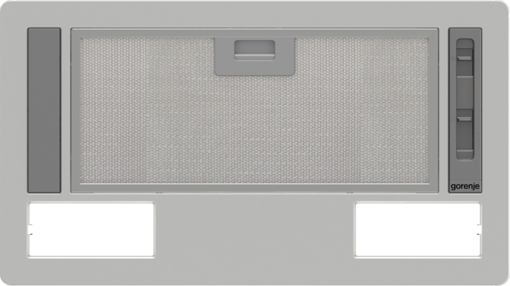 Gorenje BHI611ES inox, aláépíthető, álkürtős, méret:53,4 cm, zajszint:67 dB, páraelszívó
