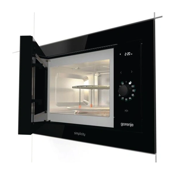 Gorenje BM235G1SYB fekete 900w 23L beépíthető mikrohullámú sütő