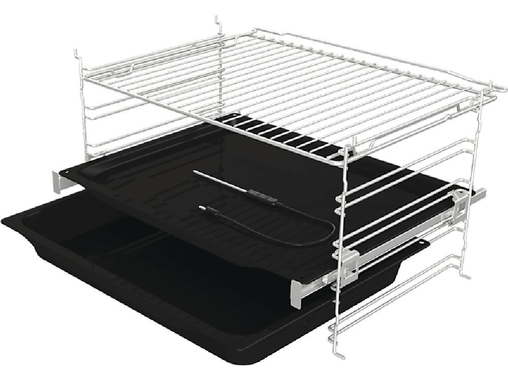 Gorenje BOS6737E13BG fekete, beépíthető, sütőtér: 77L, grill, légkeverés, hidrolitikus, sütő