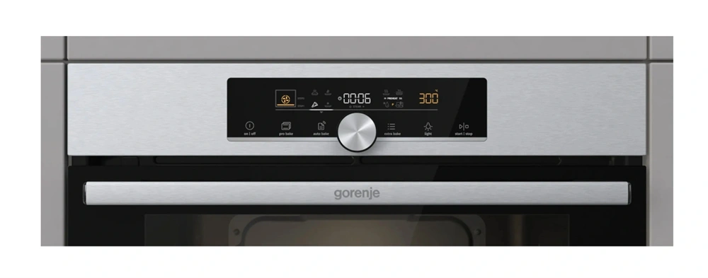 Gorenje BOS6747A01X inox, beépíthető, sütőtér: 71L, grill, légkeverés, hidrolitikus, sütő (Újszerű)