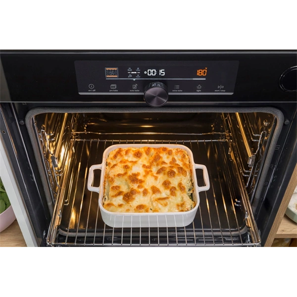 Gorenje BPS6737E03X inox-fekete, beépíthető, sütőtér:77L, grill, légkeveréses, sütő