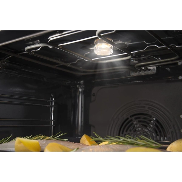 Gorenje BPS6737E14X inox-fekete, beépíthető, sütőtér:77L, grill, légkeveréses, sütő