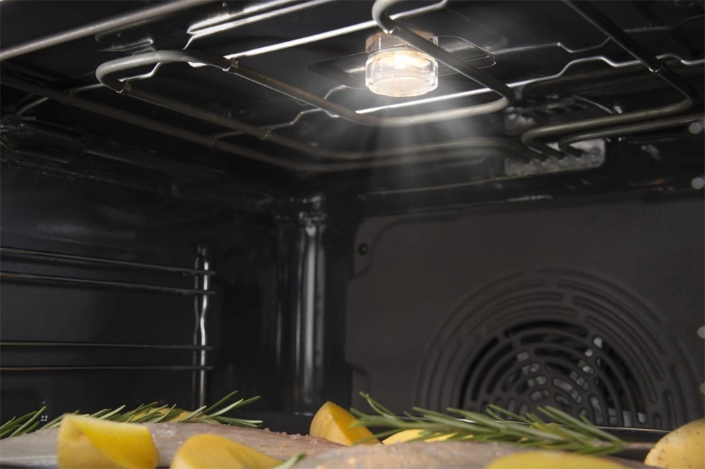 Gorenje BPS6737E14X inox-fekete, beépíthető, sütőtér:77L, grill, légkeveréses, sütő