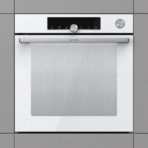 Gorenje BPSA6747A08WG fehér, beépíthető, sütőtér:77L, grill, légkeveréses, sütő