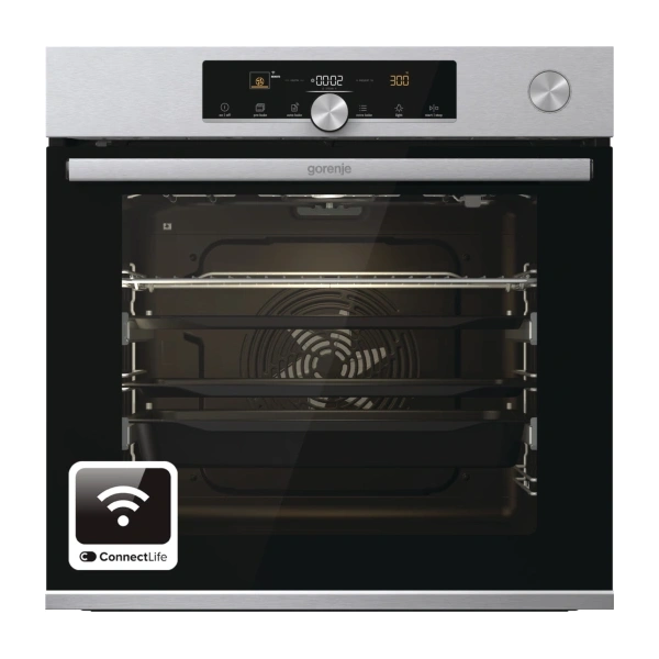Gorenje BPSA6747A08XWI inox, beépíthető, sütőtér:77L, grill, légkeveréses, sütő