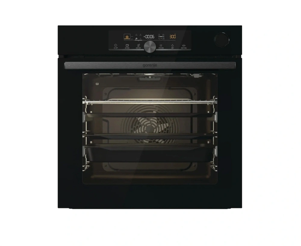Gorenje BSA6747A04BG fekete, beépíthető, sütőtér:77L, grill, légkeverés, sütő