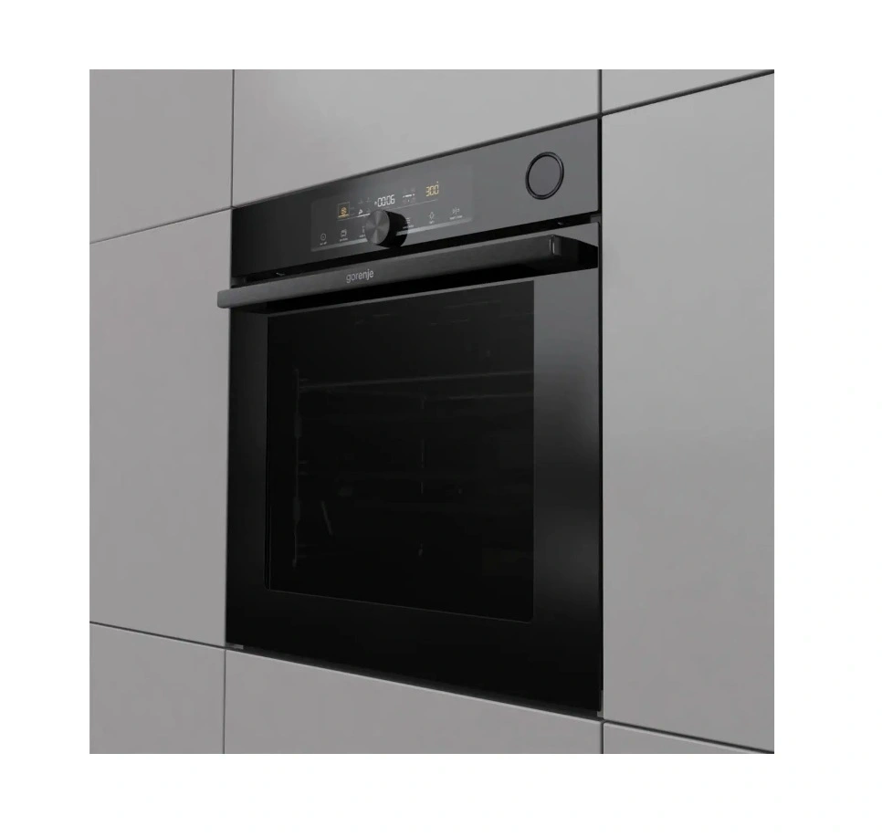 Gorenje BSA6747A04BG fekete, beépíthető, sütőtér:77L, grill, légkeverés, sütő