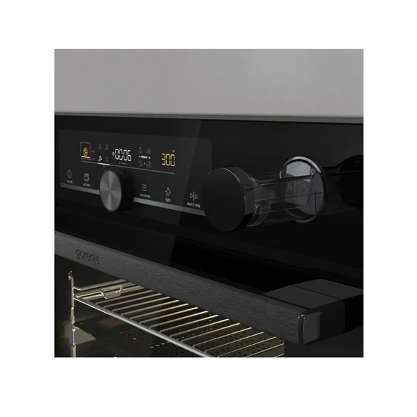 Gorenje BSA6747A04BG fekete, beépíthető, sütőtér:77L, grill, légkeverés, sütő