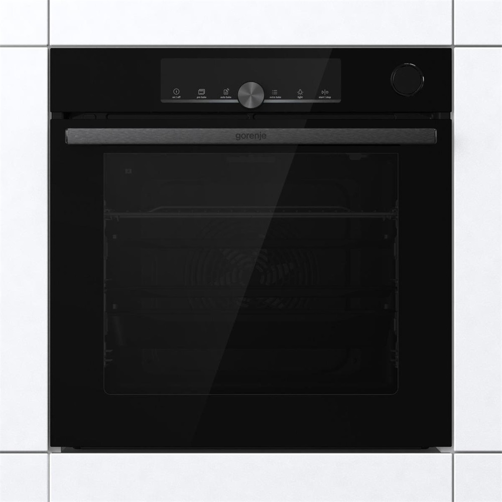 Gorenje BSA6747A04BG fekete, beépíthető, sütőtér:77L, grill, légkeverés, sütő