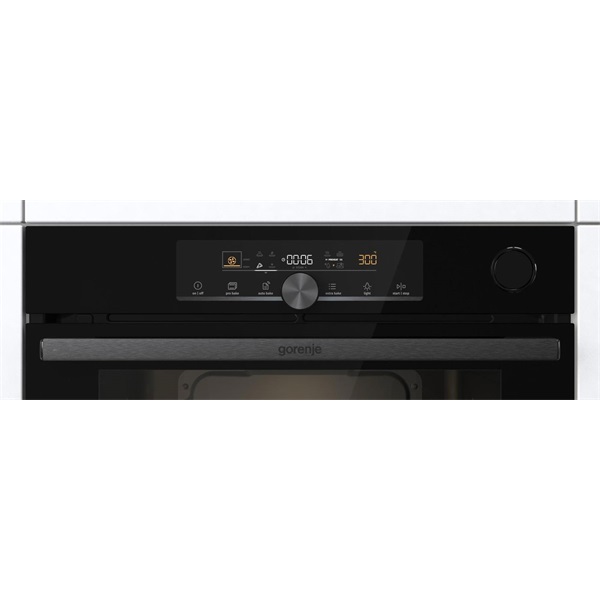 Gorenje BSA6747A04BG fekete, beépíthető, sütőtér:77L, grill, légkeverés, sütő