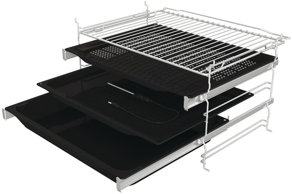 Gorenje BSA6747A04BG fekete, beépíthető, sütőtér:77L, grill, légkeverés, sütő