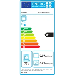 Gorenje BSA6747DGWI fekete, beépíthető, sütőtér:77L, grill, légkeveréses, sütő