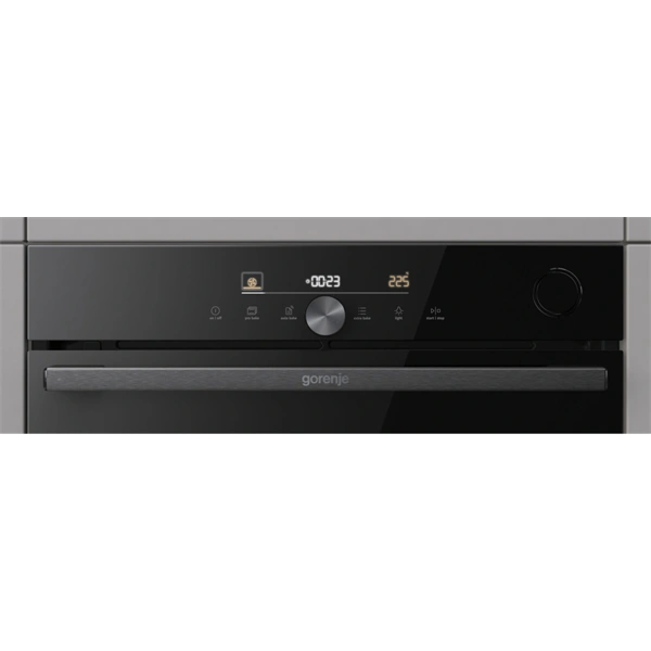 Gorenje BSA6747DGWI fekete, beépíthető, sütőtér:77L, grill, légkeveréses, sütő