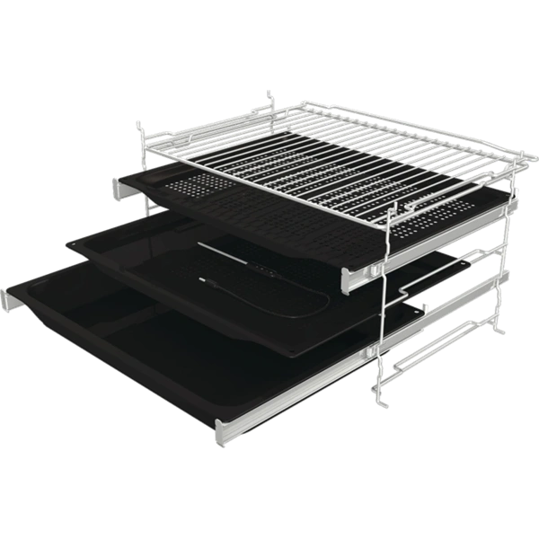 Gorenje BSA6747DGWI fekete, beépíthető, sütőtér:77L, grill, légkeveréses, sütő