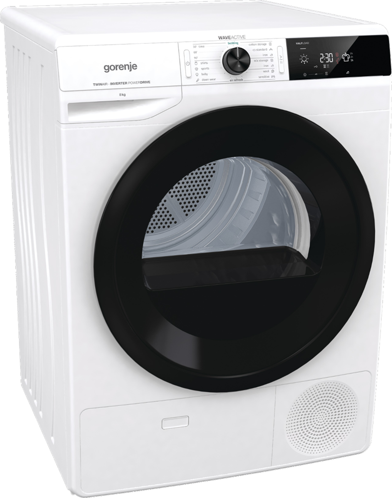 Gorenje DE83/GI fehér, 8 kg, hőszivattyús, szárítógép