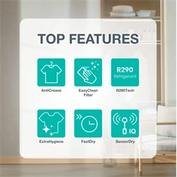 Gorenje DG2P8D fehér, hőszivattyús, 8 kg, szárítógép