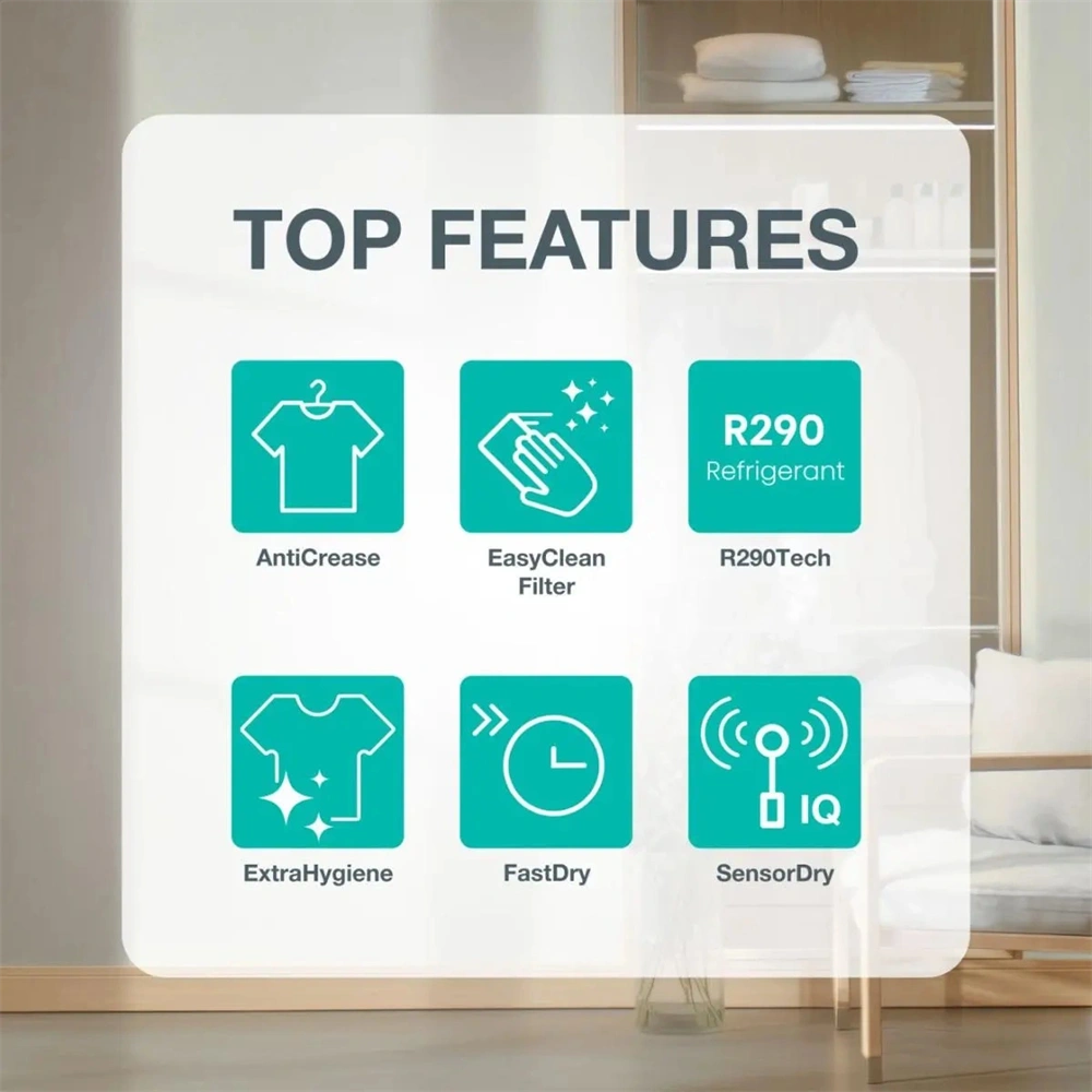 Gorenje DG2P8D fehér, hőszivattyús, 8 kg, szárítógép