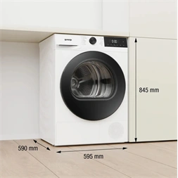 Gorenje DG2P9CP fehér, hőszivattyús, 9 kg, szárítógép