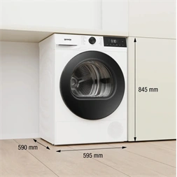 Gorenje DG2P9D fehér, hőszivattyús, 9 kg, szárítógép
