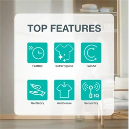 Gorenje DG2P9D fehér, hőszivattyús, 9 kg, szárítógép