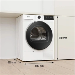 Gorenje DG48C fehér, hőszivattyús, 8 kg, szárítógép