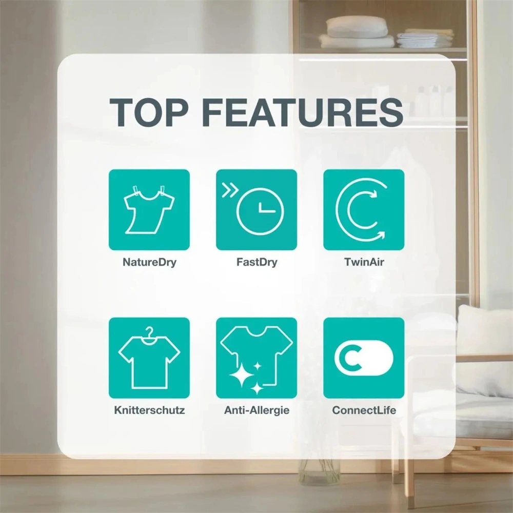 Gorenje DG48C fehér, hőszivattyús, 8 kg, szárítógép