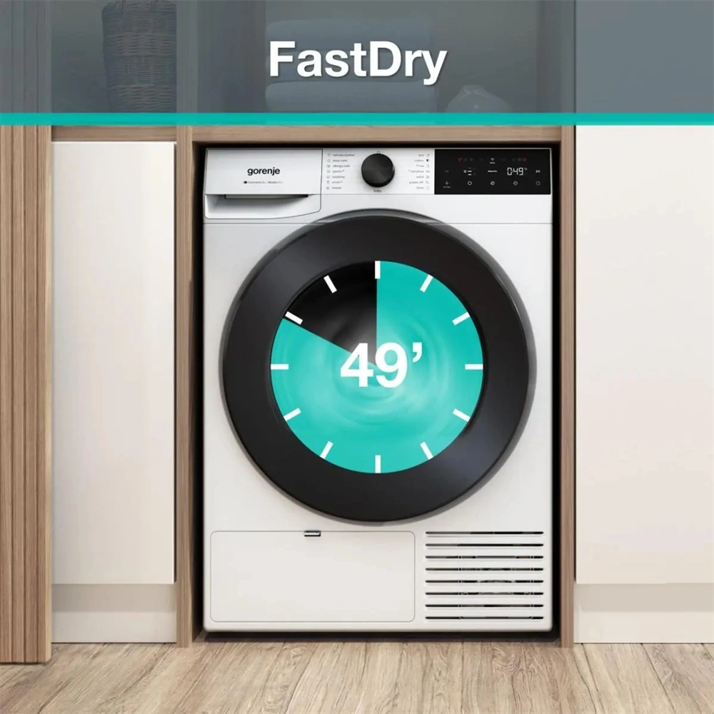 Gorenje DG48C fehér, hőszivattyús, 8 kg, szárítógép