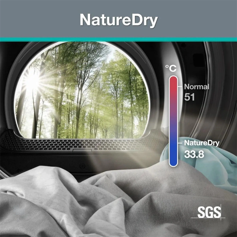 Gorenje DG48DB fekete, hőszivattyús, 8 kg, szárítógép