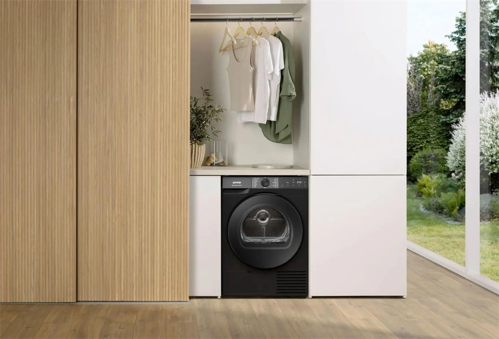 Gorenje DG48DB fekete, hőszivattyús, 8 kg, szárítógép