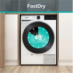 Gorenje DG49CP fehér, hőszivattyús, 9 kg, szárítógép