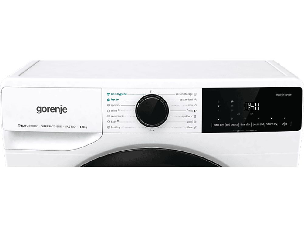 Gorenje DNA83 fehér, 8 kg, hőszivattyús, szárítógép