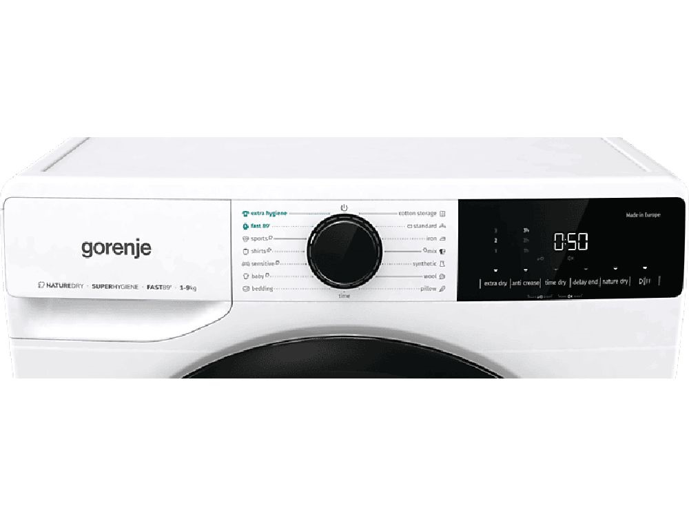 Gorenje DNA92 fehér, 9 kg, hőszivattyús, szárítógép