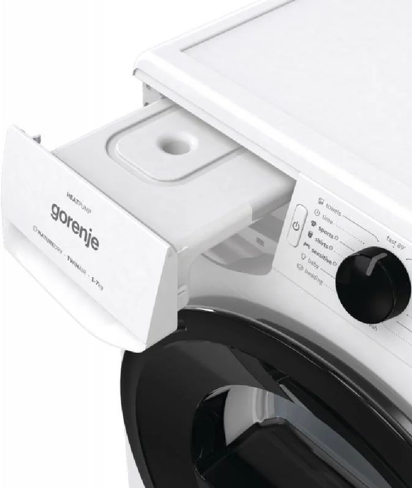 Gorenje DNE72/GN fehér, 7 kg, hőszivattyús, szárítógép (Újszerű)