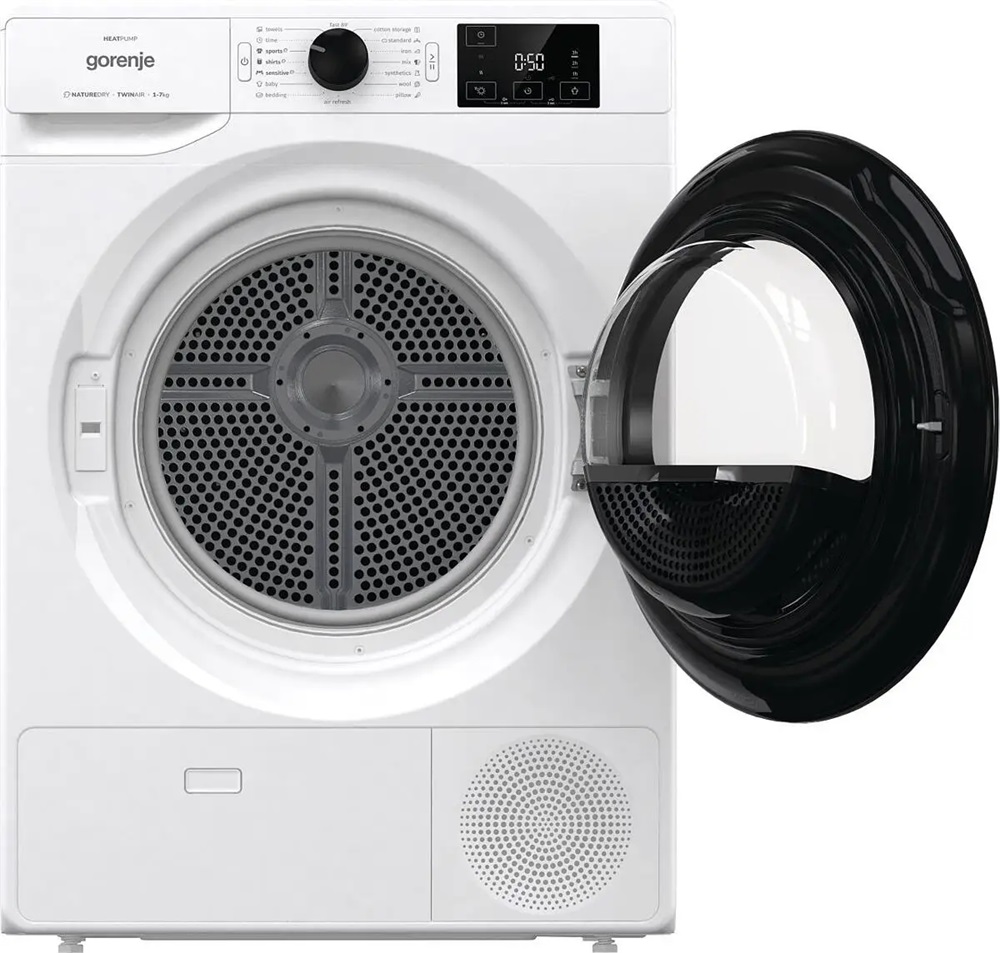 Gorenje DNE72/GN fehér, 7 kg, hőszivattyús, szárítógép (Újszerű)