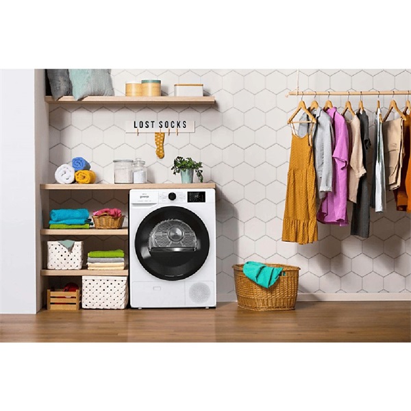 Gorenje DNE82/GN fehér, 8 kg, hőszivattyús, szárítógép (Újszerű)